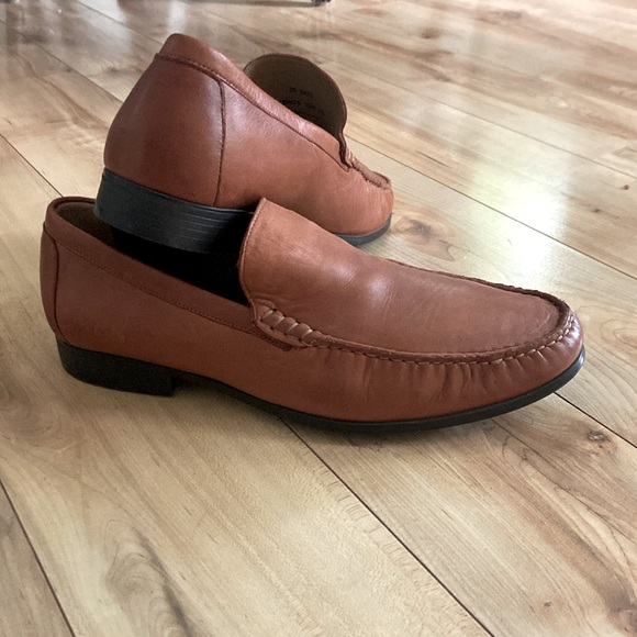 Cresswell Venetian Johnston & Murphy Sheepskin Loafers Men’s Size 10 - Picture 3 of 6